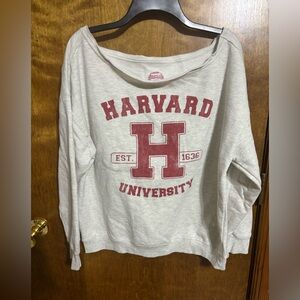 Harvard University Gray Women's Top